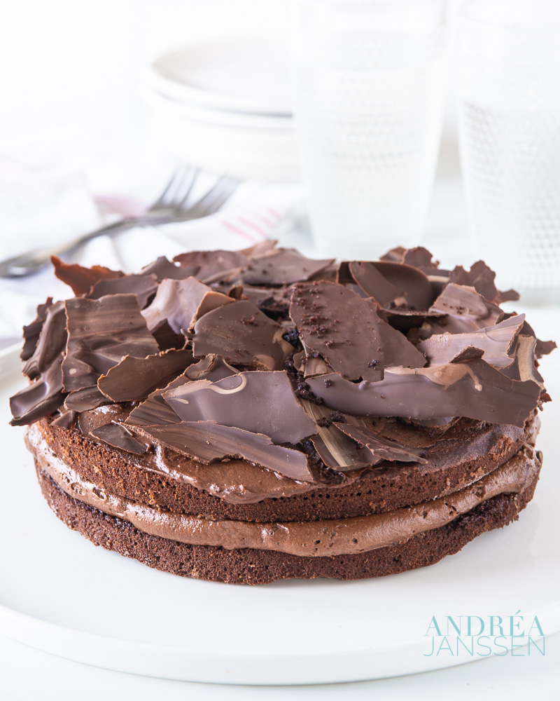 Choco coffee mousse tart