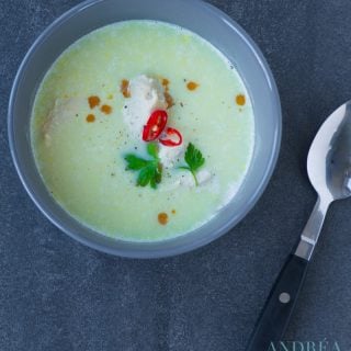 Chicken soup with coconut