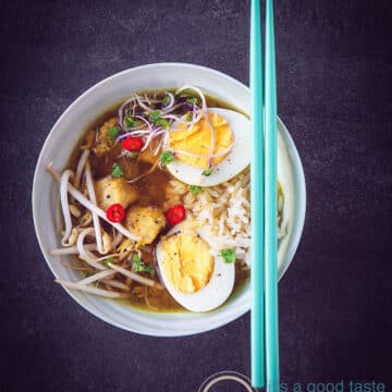 Oriental chicken soup