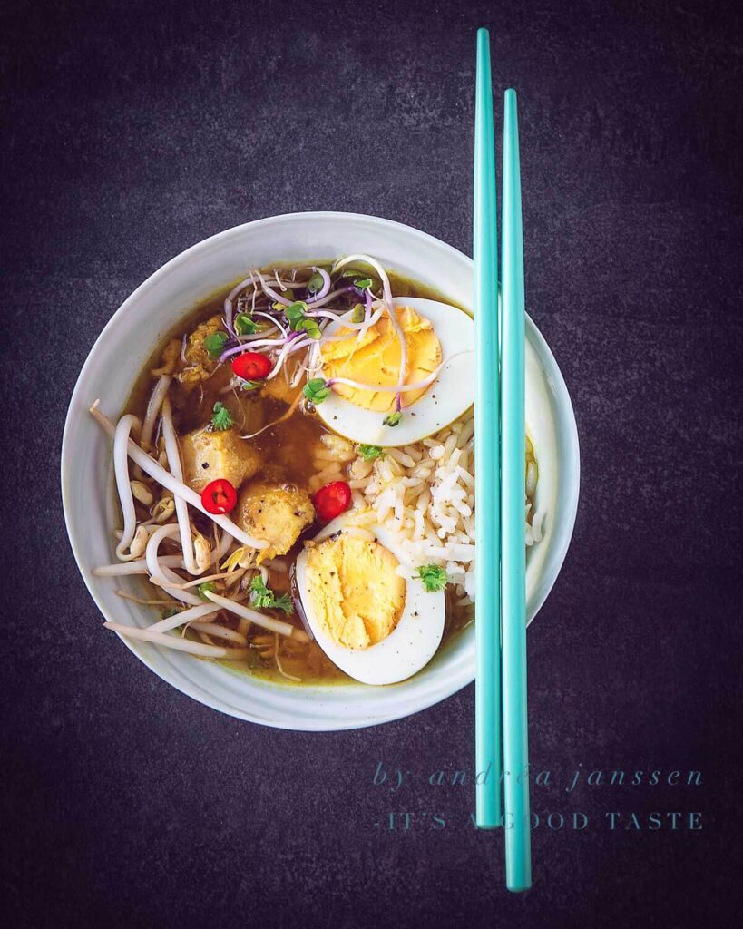 Oriental chicken soup