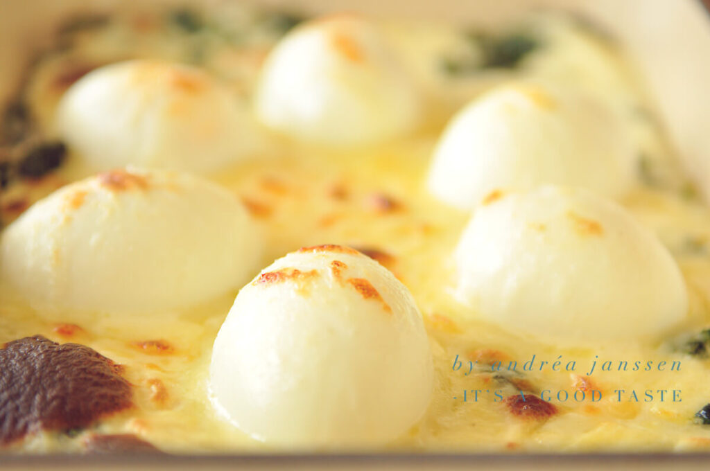 Florentine eggs with spinach