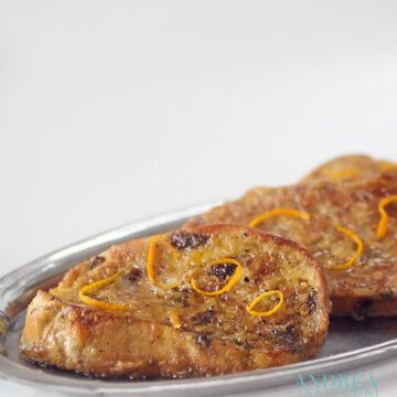 French toast deluxe on a plate