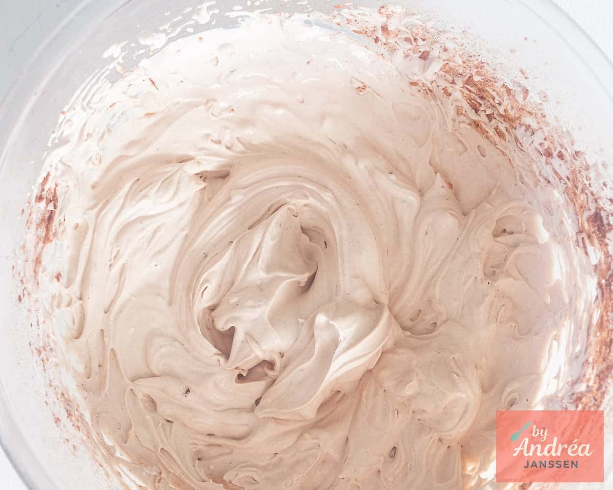 Prepared tiramisu frosting
