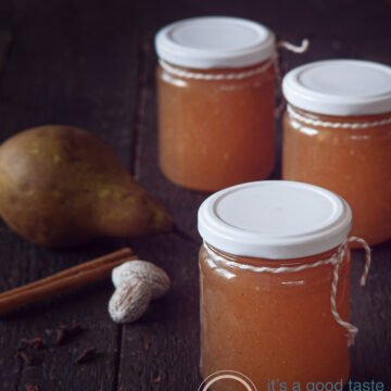 Spicy pear jam