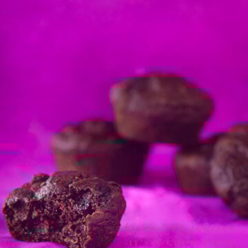 Healthy chocolate muffins
