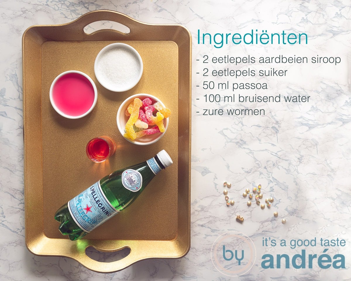 Ingrediënten Halloween cocktail