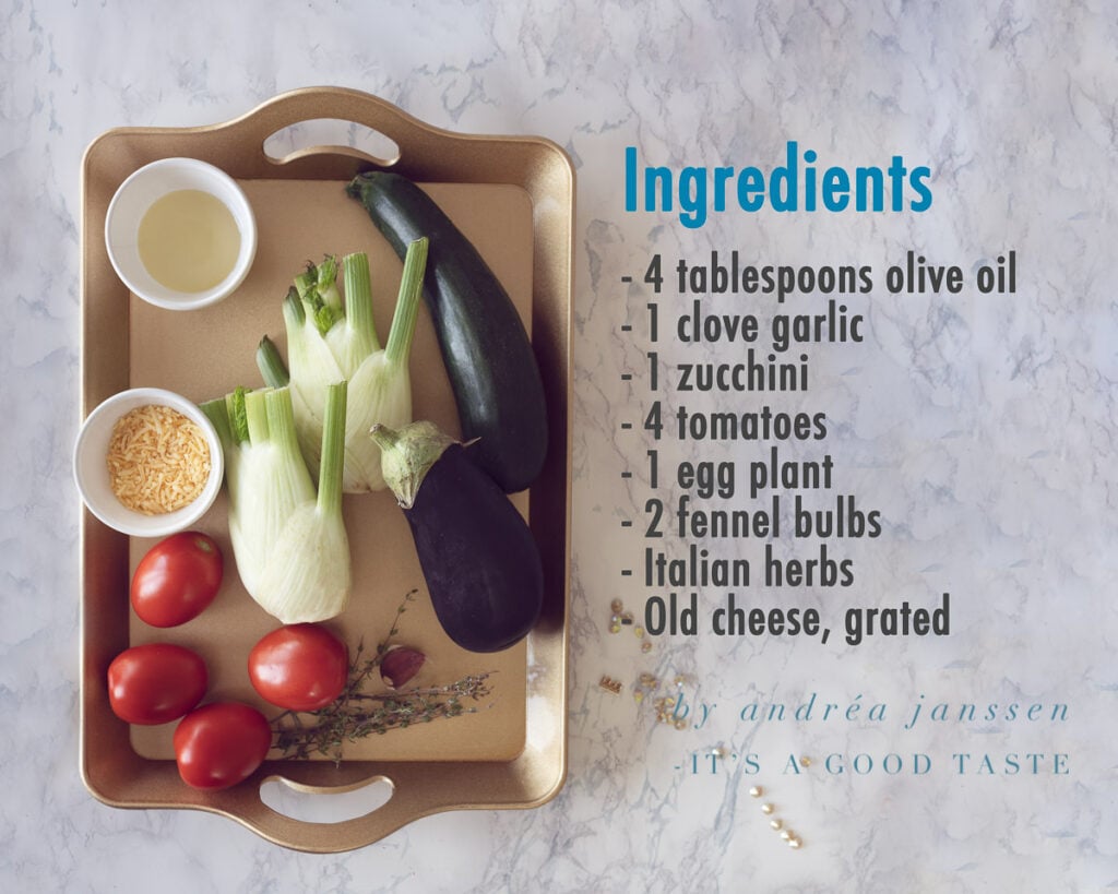 Ingredients Oven roasted vegetables recipe