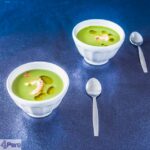 Licht soepje van doperwtjes en rivierkreeftjes – pea soup with cray fish Licht soepje van doperwtjes en rivierkreeftjes - pea soup with cray fish