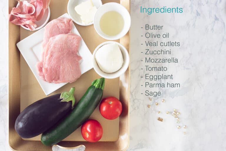 Veal Saltimbocca with Mozzarella By Andrea Janssen