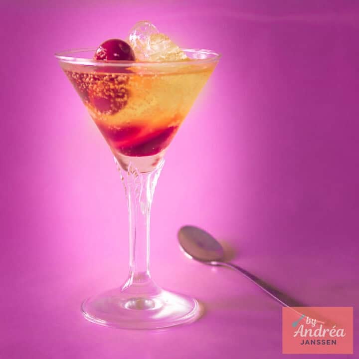 Sparkling Cherry Cocktail for Valentine’s Day