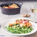 coq au vin blanc-bewerkt coq au vin blanc