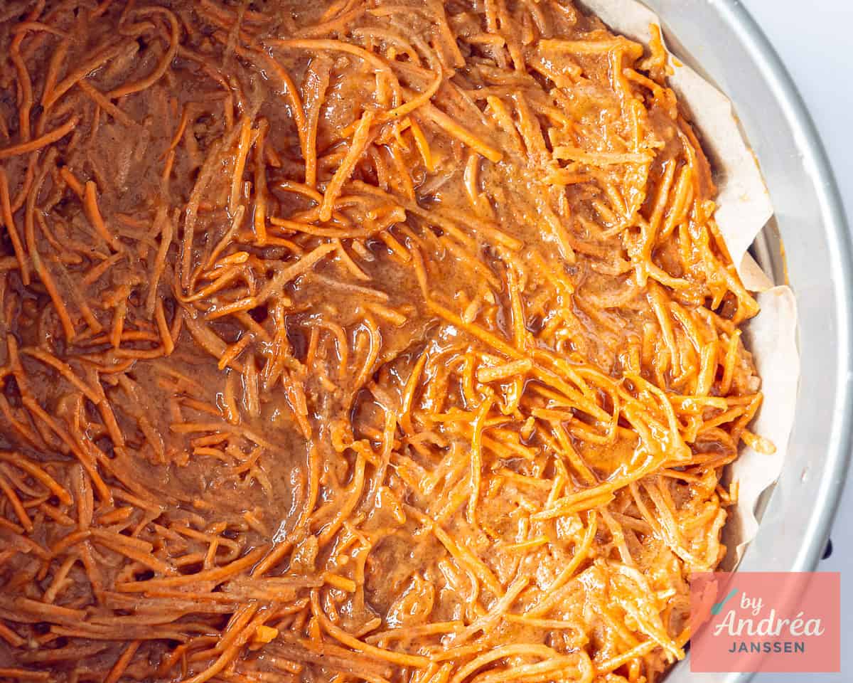 Carrot cake better in a spring form