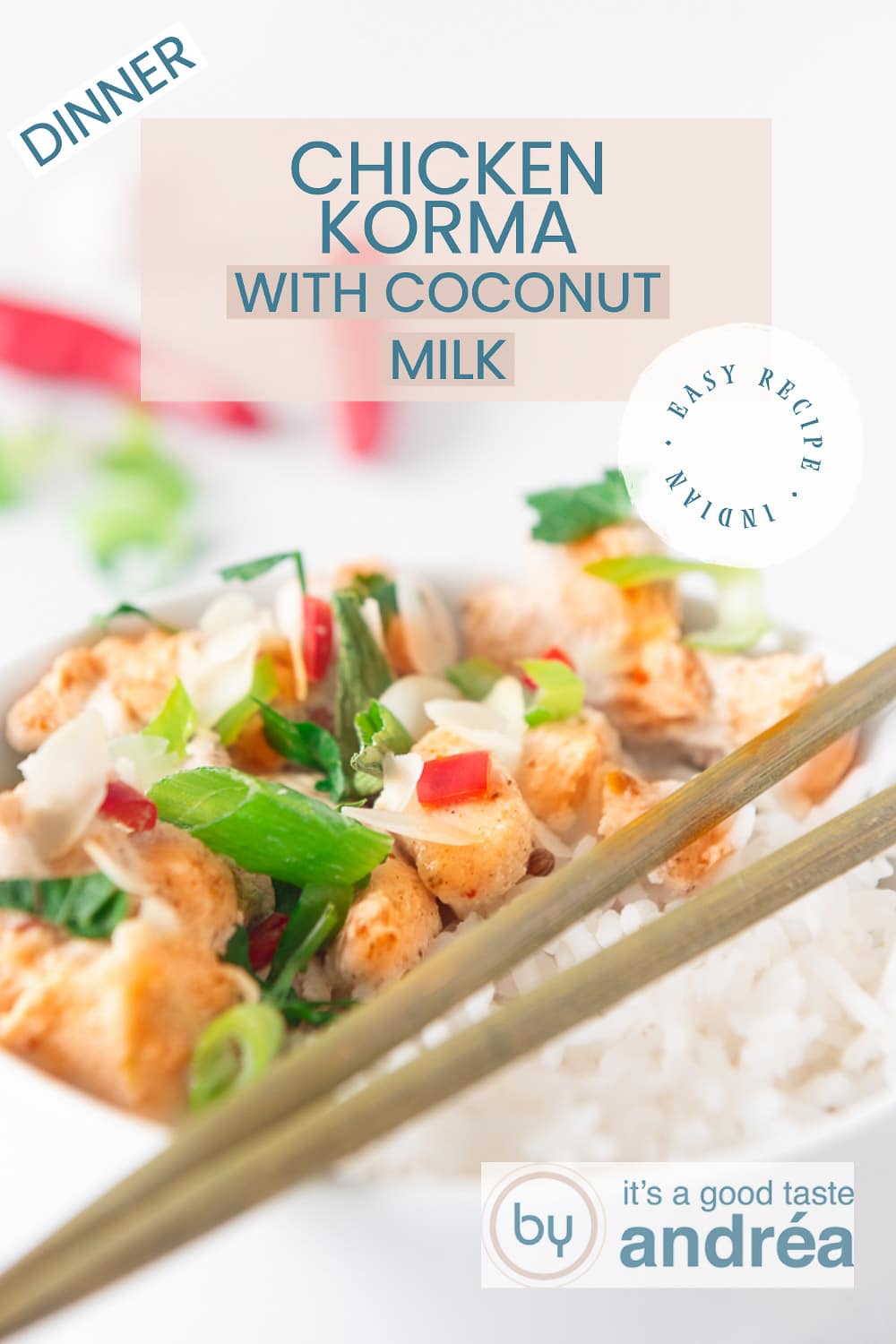 Chicken Korma with Coconut Milk By Andrea Janssen