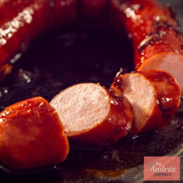 Indonesian Smoked Sausage Sweet Soy Glaze