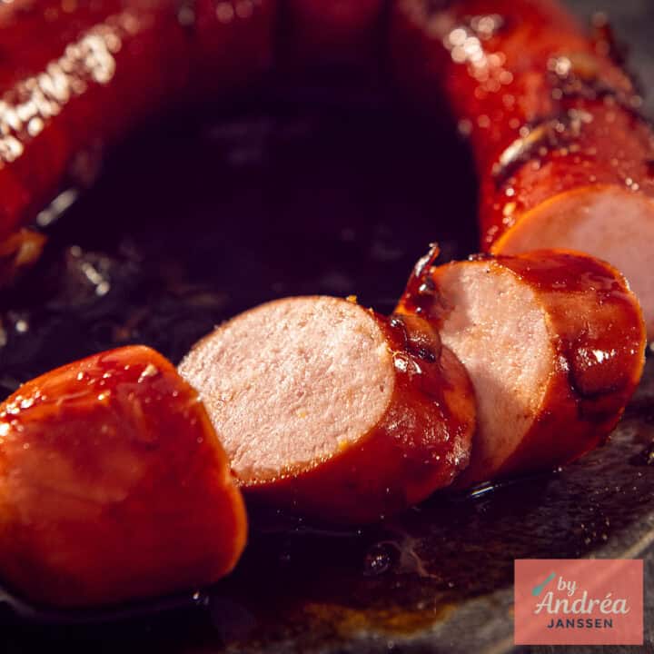 Indonesian Smoked Sausage Sweet Soy Glaze