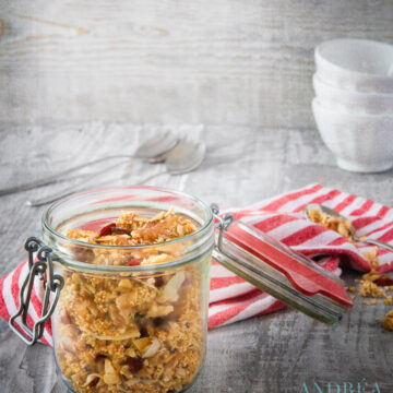 Gezonde muesli met gojibessen