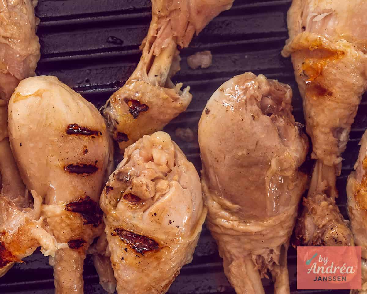 Gegrilde kipdrumsticks