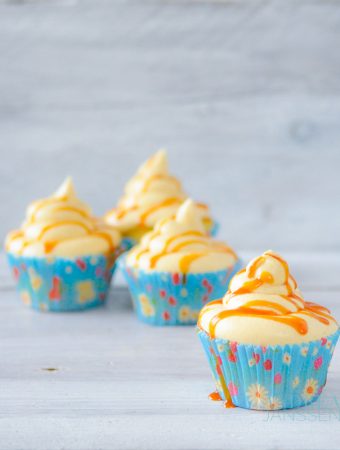 Zoute caramel cupcakes – salted caramel cupcakes Cupcakes met zoute karamel