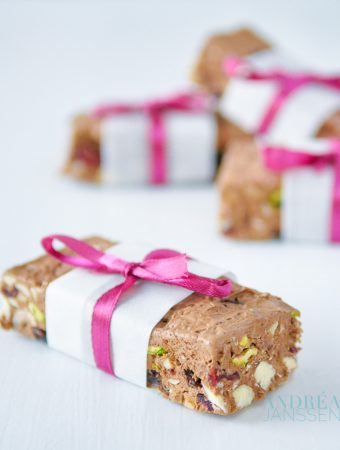 Nougatine Chocolade honing nougatine