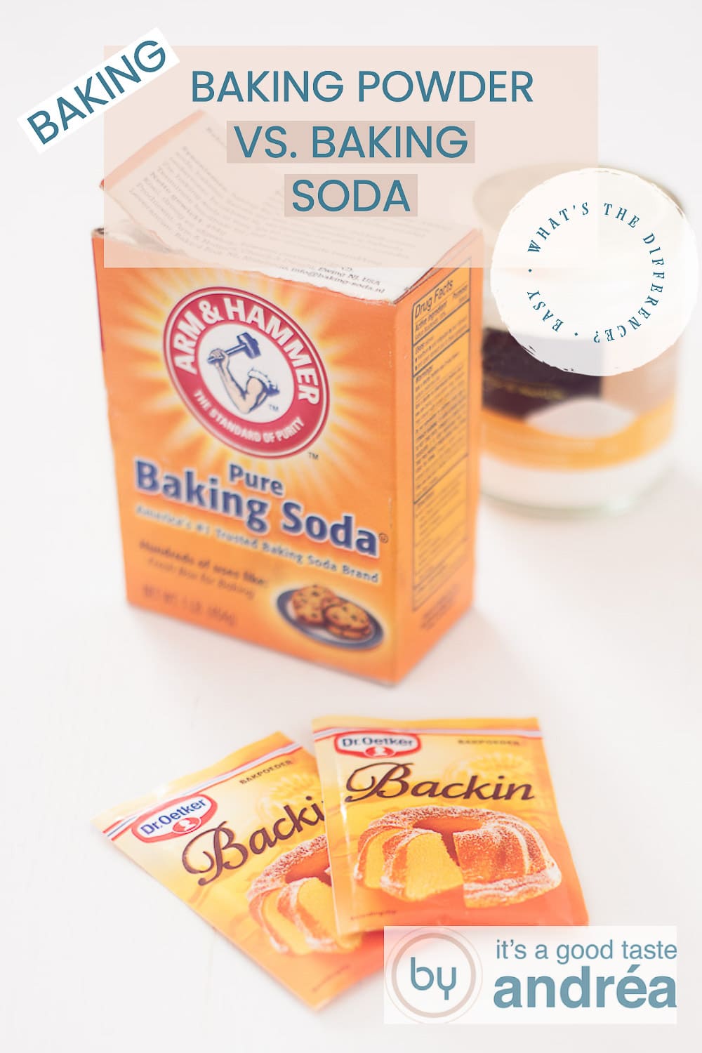 Baking Powder vs. Baking Soda. What's the difference? By Andrea Janssen