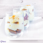 Sinaasappelvla met bastogne koek – orange pudding with coffee cookies Sinaasappelvla met bastogne koek - orange pudding with coffee cookies