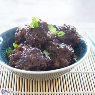 Teriyaki gehaktballen - Teriyaki meatballs-16