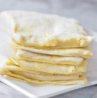 Homemade bladerdeeg, lactose vrij