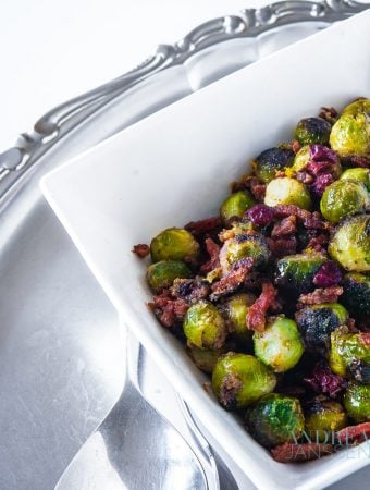 Maple syrup and mustard brussels sprouts