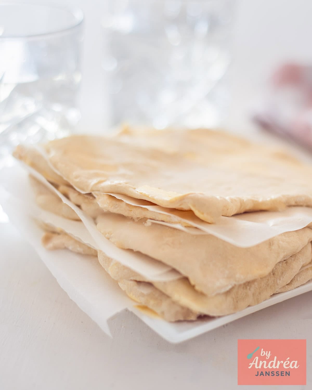 Dairy Free Puff Pastry with Margarine and Soy Milk