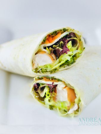 wrap met gerookte kip