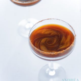 Golden espresso martini