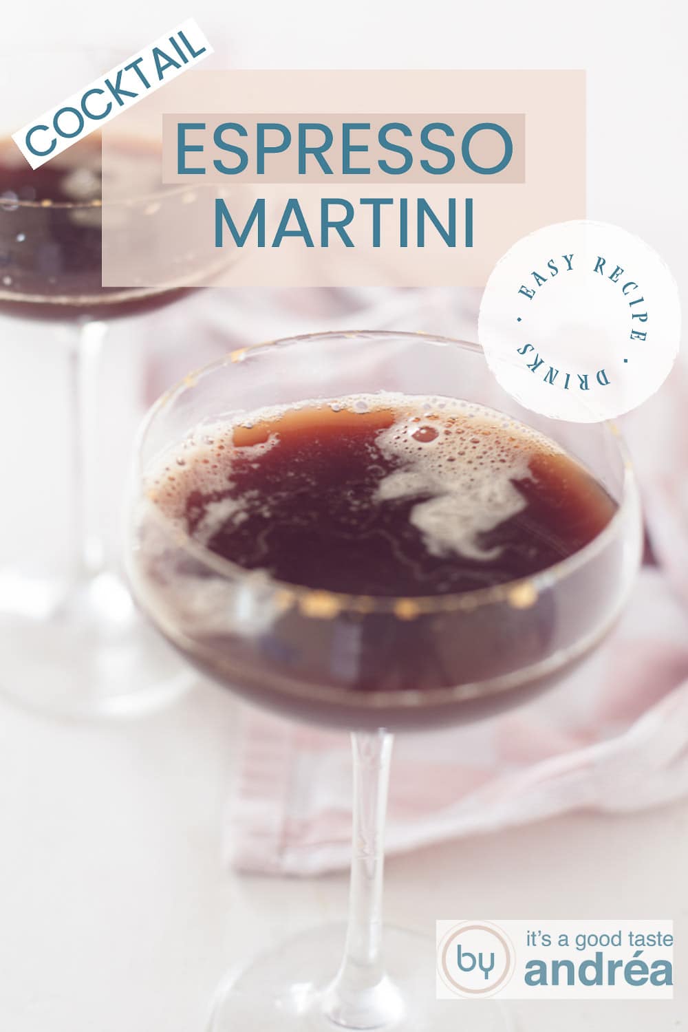 Espresso Martini without Kahlua Recipe By Andrea Janssen