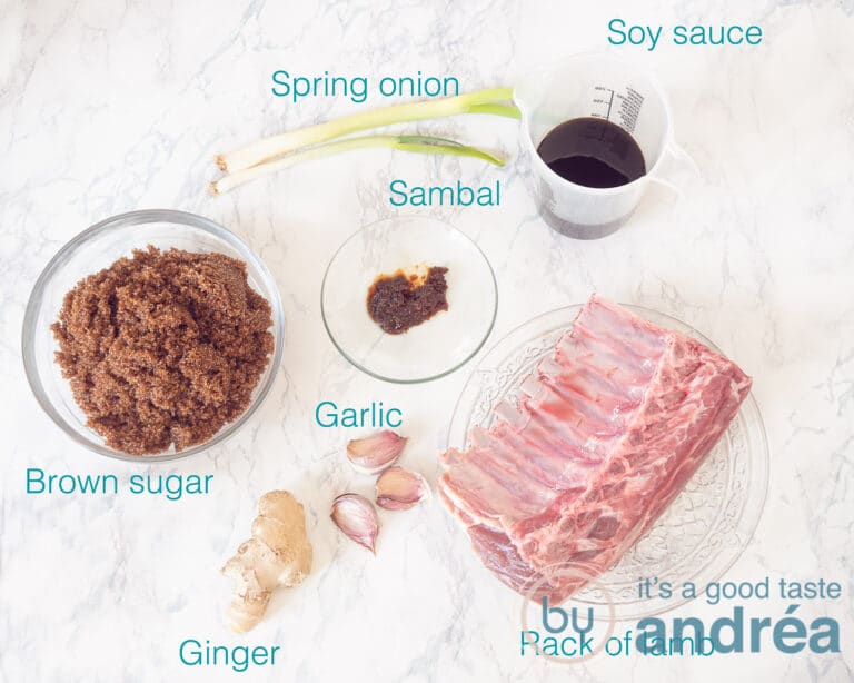 Asian Rack of Lamb Marinade By Andrea Janssen