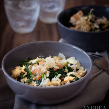 risotto met kip en spinazie