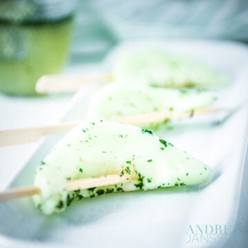 Mojito melon skewers