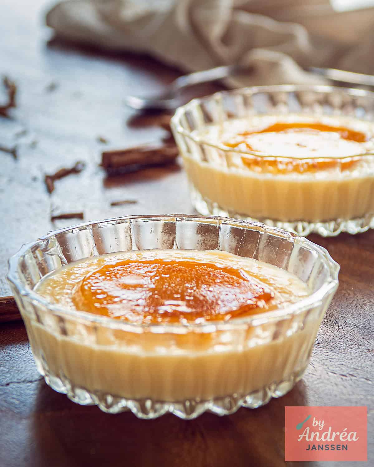 Smooth Crema Catalana with Lemon and Cinnamon