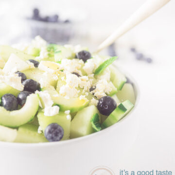 Blueberry melon salad
