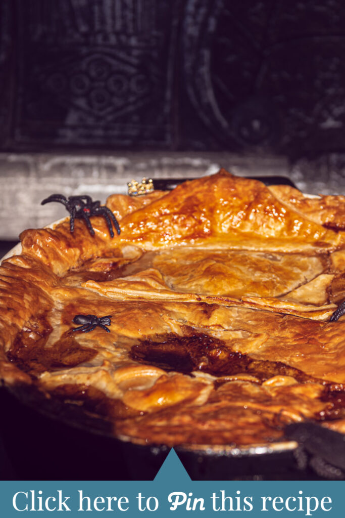 c t a Halloween recipe: Guinness and steak pie
