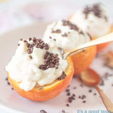 Sinaasappel semifreddo met licor 43