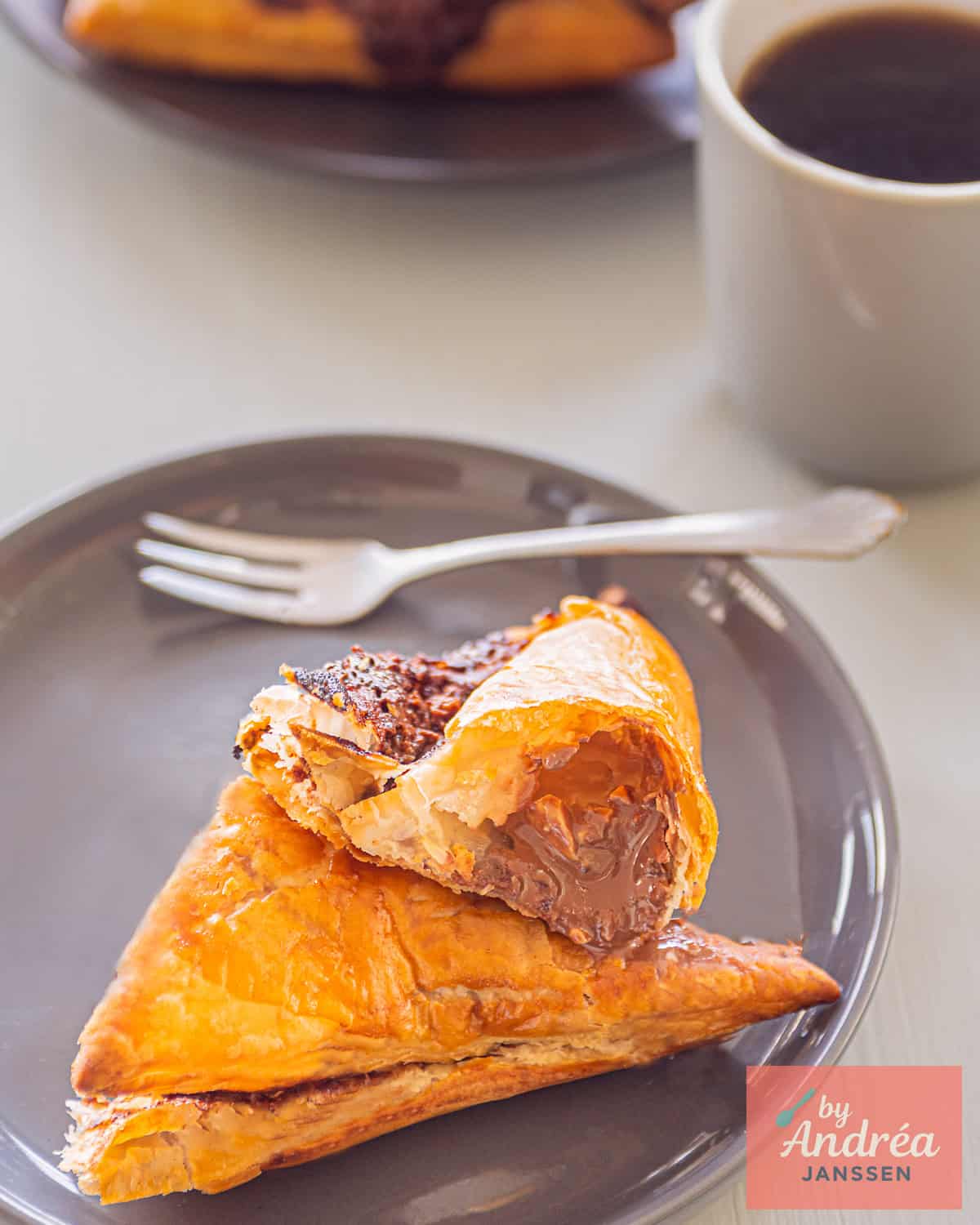 Quick Chocolate Hazelnut Puff Pastries for Brunch