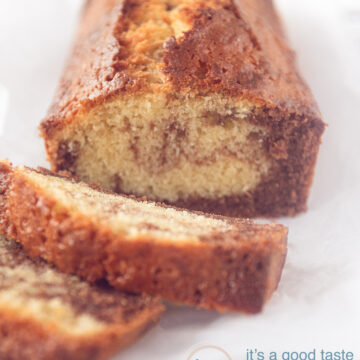 Chocolade vanille marmer cake - chocolate vanilla marble pound cake
