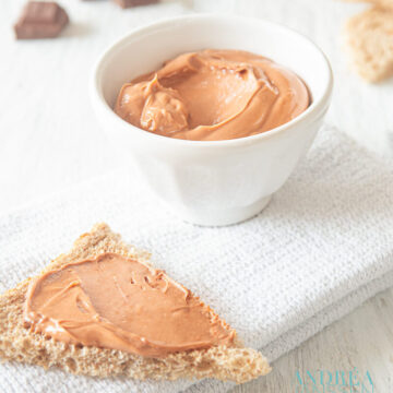 Homemade chocolate butter