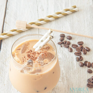 Ice coffee, refreshing, delicious and creamy