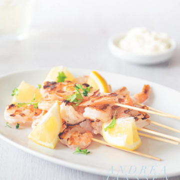 Shrimp with lemon
