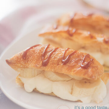 banana Napoleon with caramel