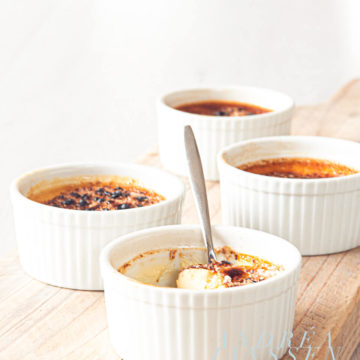 cinnamon honey crème brûlée