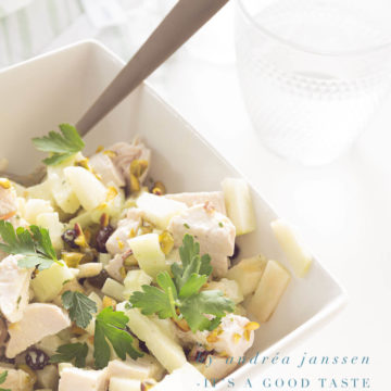 Skinny Waldorf salad