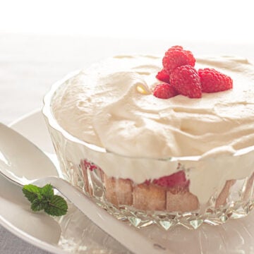 Raspberry trifle