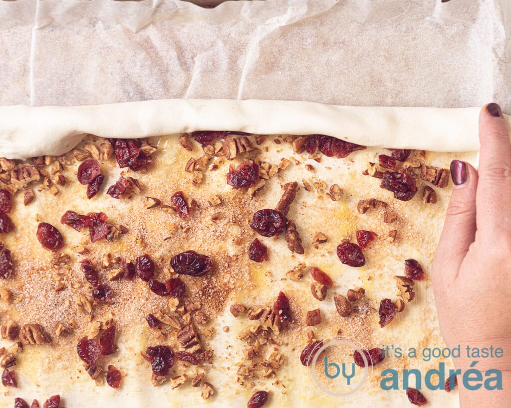 Roll the puff pastry