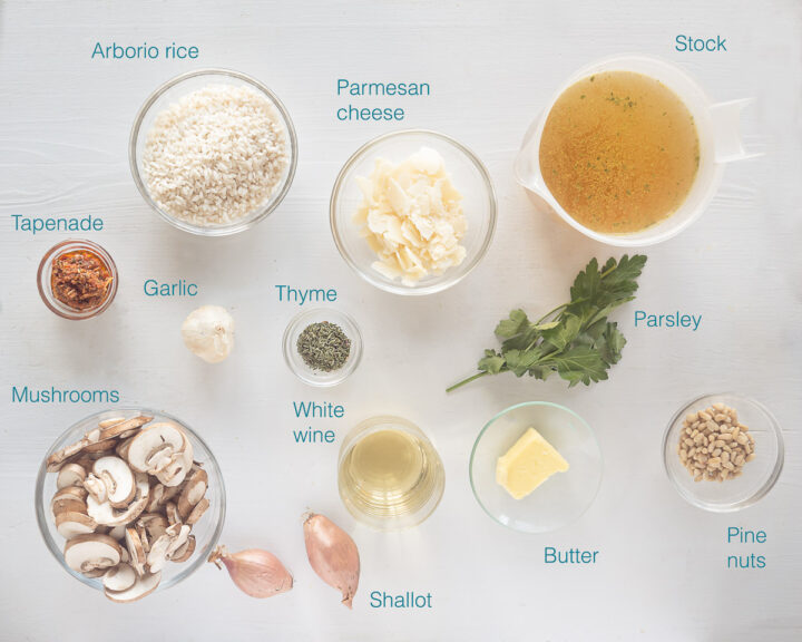 Risotto ai Funghi (Mushroom Risotto) By Andrea Janssen